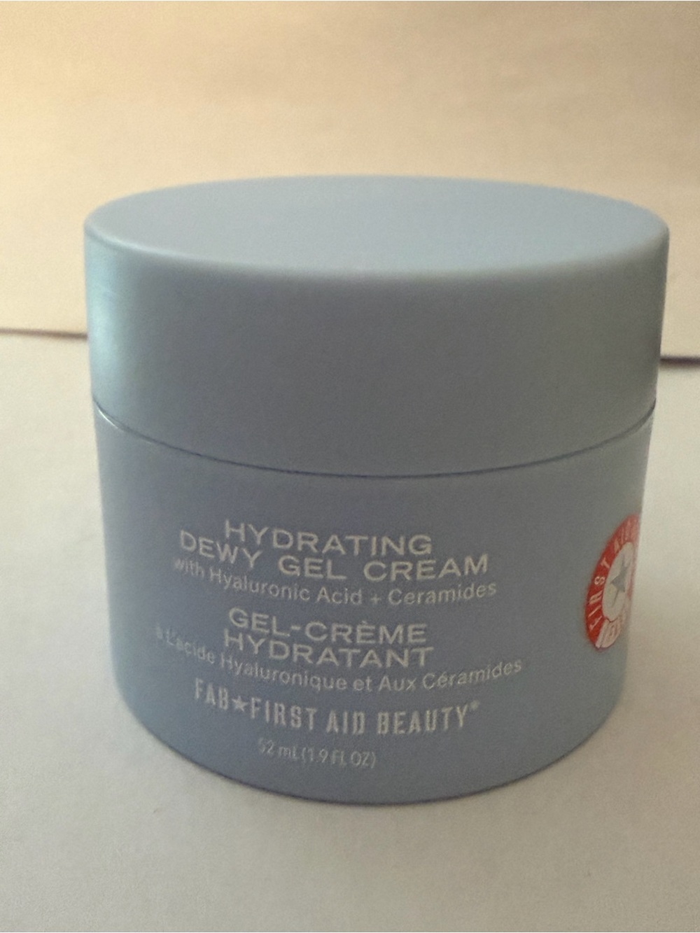 First Aid Beauty Hydrating Dewy Gel Cream - Light Blue Jar